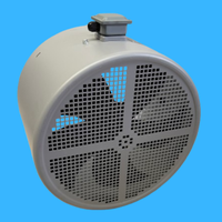 Ventilateur de refroidissement à roulement à billes à rotor externe électrique G250A, disponible en OEM/ODM, 380V, pales en acier au carbone pour équipement de ventilation