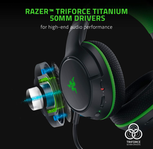 <span class=keywords><strong>Casque</strong></span> de jeu sans fil Razer Kaira Pro pour <span class=keywords><strong>Xbox</strong></span> Series <span class=keywords><strong>X</strong></span> | S: TriForce Titanium 50mm Drivers - Product Image 2