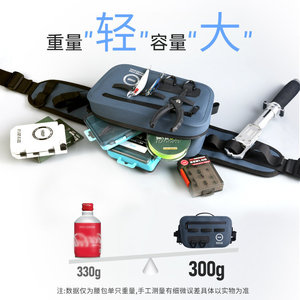 กระเป๋าคาดเอวกันน้ำ King Lure IPX7 EVA สำหรับเก็บอุปกรณ์ตกปลา ใช้ได้ทั้งชายและหญิง สำหรับกิจกรรมกลางแจ้ง - Product Image 3