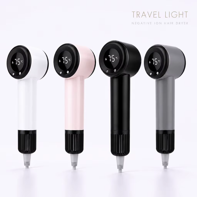 New 110000 RPM High Speed Ionic Hair Dryer Fast Drying Compact Blow Dryer with Concentrator and Flyaway Nozzle for Home Salon