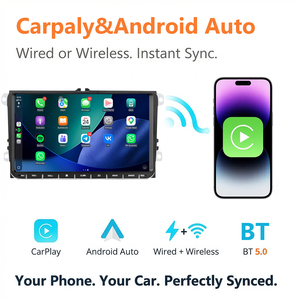 ระบบนำทาง GPS สำหรับ <span class=keywords><strong>N6</strong></span>กอล์ฟ VW Passat Tiguan ระบบแอนดรอยด์13 UIS7870SC 6Nm OCTA Core QLED 4G LTE - Product Image 4