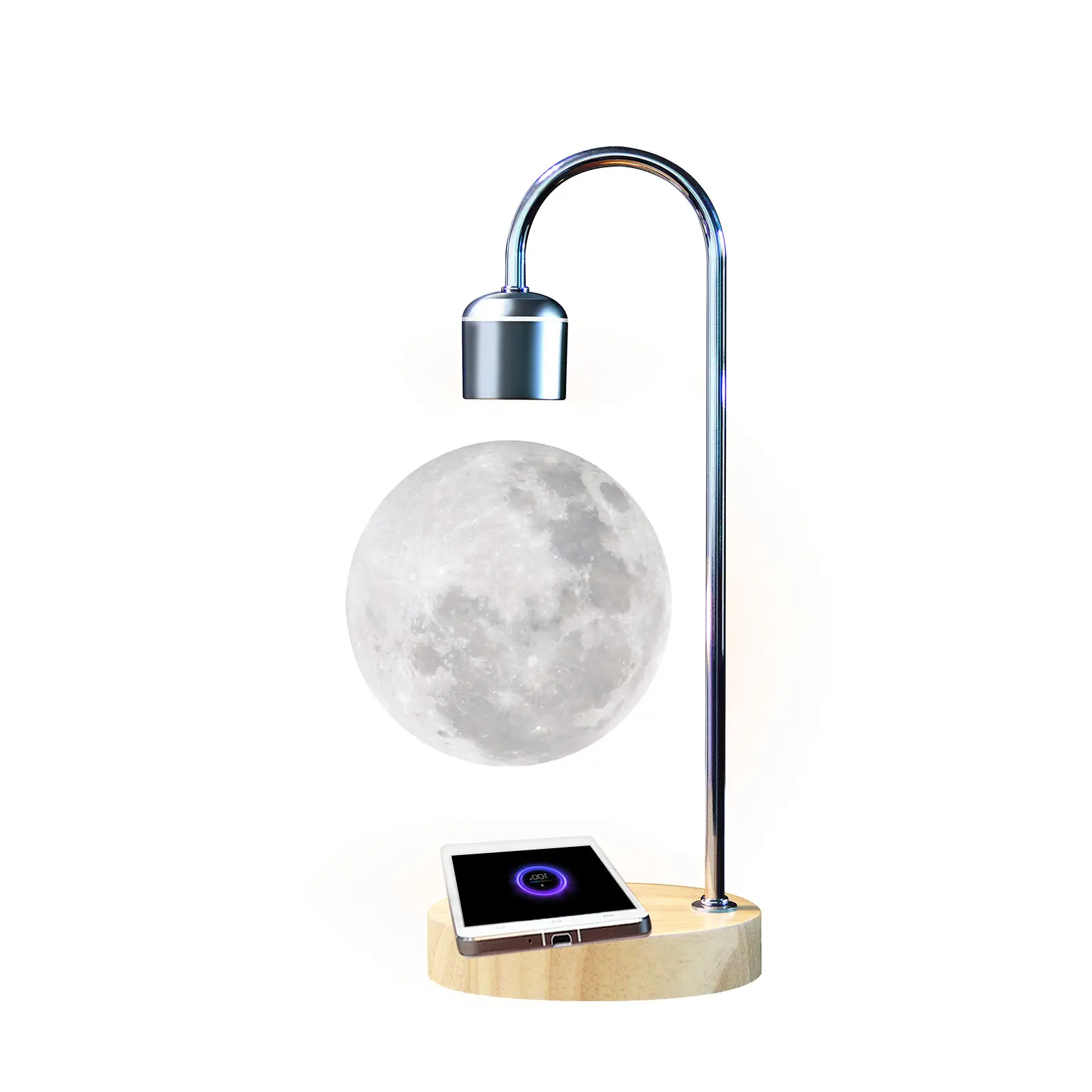 Table Floating Led Light 3d Printing Lamparas De Luna Night Lights Levitating Magnetic Moon Lamp Floating