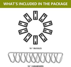 อุปกรณ์เสริมสำหรับสนามแข่งขันนินจาวอร์ริเออร์ หัวเข็มขัดรุ่นใหม่ที่อัปเกรดแล้วสำหรับสายสลัคไลน์แบบกว้าง ป้องกันการฉีกขาด หัวเข็มขัดแบบปลดเร็ว ไม่ต้องใช้ตัวเชื่อมต่ออีกต่อไป - Product Image 6