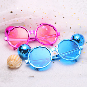 Vente chaude mariage Club bar mignon drôle pas cher <span class=keywords><strong>en</strong></span> plastique brillant accessoires décoration fête Disco lunettes - Product Image 4