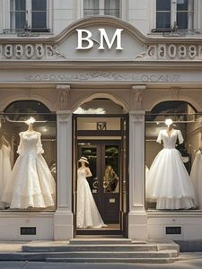 Longue Illusion manches robes de mariée robe de bal Corset <span class=keywords><strong>grande</strong></span> robe de mariée pour les femmes 2025 luxe mariée personnalisé BRLMALL - Product Image 3