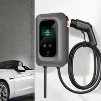 Pengisi Daya Mobil Listrik AC 22kW Wallbox 32A 3 Fasa DLB Smart Car Charger CE UKCA Station