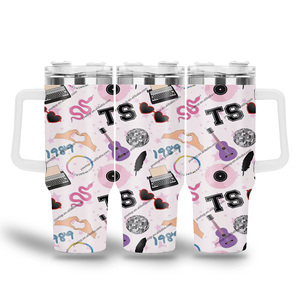 Custom design cantante swift acciaio inox isolato tazza acqua 40oz acciaio inox paglia bicchiere tazze da <span class=keywords><strong>caffè</strong></span> con manico - Product Image 6