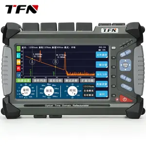 جهاز فحص الألياف البصرية TFN F7-S3 OTDR SM 42/40db 160KM جهاز عداد الانعكاس لتخصيص اللغة OTDR