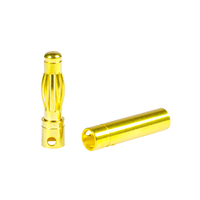 Kit de connecteurs banane mâle-femelle plaqués or 4,0 mm pour batterie Lipo RC, ESC, moteur, modèle d'avion, charge