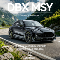 Accessoires de voiture, kit carrosserie en fibre de carbone sèche pour Aston-Martin DBX, mise à niveau vers le style M, pièces de pare-chocs de voiture, spoiler, kit carrosserie