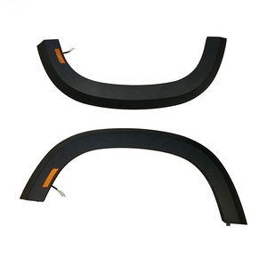 Guardabarros bengalas para Land Rover <span class=keywords><strong>Defender</strong></span> 2020 2021 2022 <span class=keywords><strong>2023</strong></span> ABS 4x4 rueda arco Fender Flare con accesorios de luz - Product Image 3