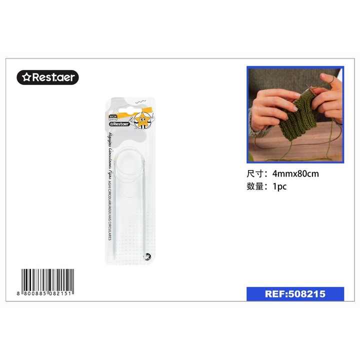 Aghi circolari fissi in plastica da 4mm-80cm