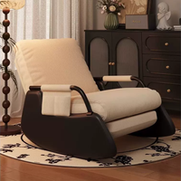 Chaise de salon confortable de conception nouvelle, chaise à bascule pour déjeuner et détente sur le balcon