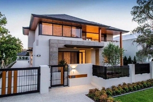 Rampe d'<span class=keywords><strong>escalier</strong></span> en alliage d'aluminium robuste et durable, revêtement <span class=keywords><strong>PVC</strong></span>, design contemporain, <span class=keywords><strong>garde</strong></span>-<span class=keywords><strong>corps</strong></span> exclusif pour villas extérieures - Product Image 2