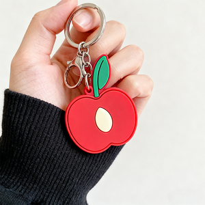 Llavero de Goma Suave con Forma de Fruta Personalizado para Marca de Smoothies y Bar de Jugos con Color Vibrante y Material Ecológico - Product Image 3