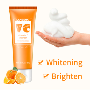 LANBENA vitamina c limpiador facial para hombres y mujeres de piel aburrimiento - Product Image 5