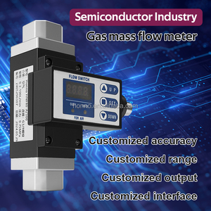 DN8 DN15 Kỹ Thuật Số NTC <span class=keywords><strong>Micro</strong></span> Biến Khu Vực Nóng Khô Lưu Lượng Không Khí Đồng Hồ Đo Lưu Lượng Khí Điều Khiển Tùy Chỉnh OEM - Product Image 6
