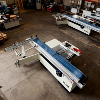 Qingdao haute vitesse travail du bois précision automatique Table coulissante coupe bois panneau scie Machine prix de vente d'usine