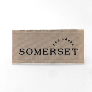 Bán Buôn Tùy Chỉnh Bông Twill Nhãn Dệt Chính Quần Áo Đồ Lót Vải Cổ Thẻ Nhãn Cho T Áo Sơ Mi Mũ May Mặc - Product Image 3