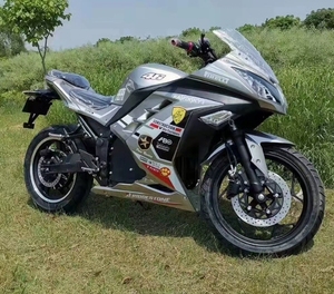 Motocicleta eléctrica de carreras con Motor de <span class=keywords><strong>cadena</strong></span> central de 3000W personalizada de fábrica, motocicleta eléctrica de velocidad máxima de 160 km/h de 72V - Product Image 3