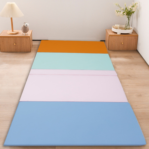 Estera <span class=keywords><strong>para</strong></span> siesta de bebé plegable preescolar gatear respetuoso con el medio ambiente PU tela espuma niño <span class=keywords><strong>dormir</strong></span> siesta esteras - Product Image 5