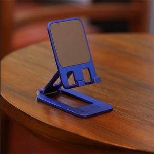 360 Rotation Portable Folding <b>Tablet</b> Phone <b>Holder</b> Adjustable Aluminum Metal Support Kickstand Stand Desk Mount for Mobile Phone - Product Image 6
