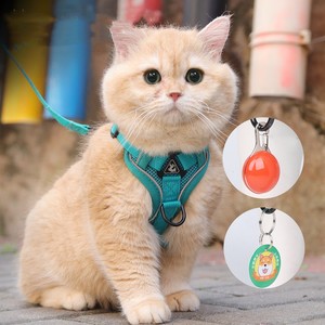 Breathable air Mesh Adjustable Reflective <strong>Cat</strong> <strong>Harness</strong> and Leash Set <strong>Cat</strong> <strong>Harness</strong> Set <strong>Cat</strong> Leash and <strong>Harness</strong> - Product Image 2