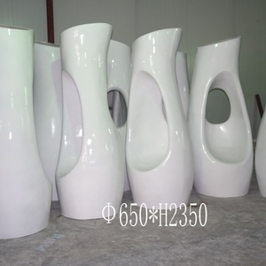 แจกันตกแต่งขนาดใหญ่ น้ำหนักเบา ผลิตจากไฟเบอร์กลาส สำหรับตกแต่งภายนอก ราคาโรงงาน - Product Image 6