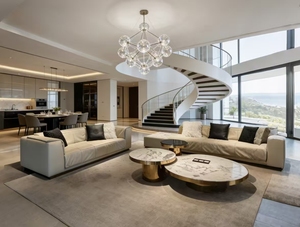 Sofá Seccional de Cuero Genuino Italiano de Lujo, Diseño Moderno de Alta Gama, Múltiples Plazas, Tamaño Personalizado para Hotel - Product Image 2