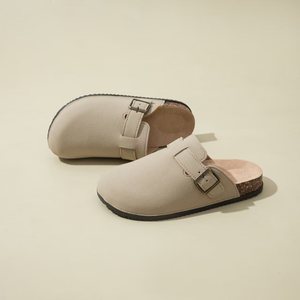 2026 New Arrival Women's Toe Covering <b>Half</b> Platform Comfortable Breathable <b>Slip</b>-on Casual Retro for Sandals for Autumn - Product Image 1