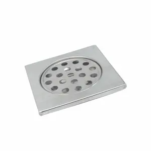 China sanitary ware factory supplier Kitchen&bathroom accessories 10*10cm Stainless steel floor drain