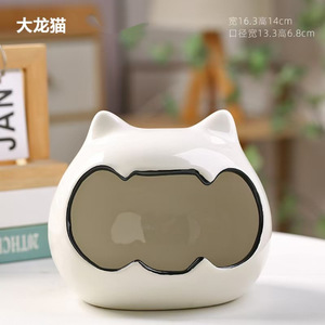 Nido de Cerámica para Hámster con Diseño de Cabeza de Perro, 14.8 cm de Ancho, Casa Refrescante para Mascotas, Forma Redonda, Uso en las Cuatro Estaciones - Product Image 4