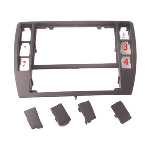Marco de salpicadero VW Passat B5 3B0 858 179, cubierta central de plástico con cubiertas de interruptores para instalación de audio en coche - Product Image 5