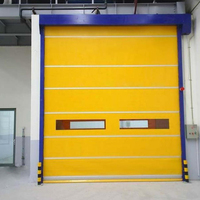 Puerta Rápida Automática para Cámaras Frigoríficas, Aislamiento Térmico, Pantalla Digital, Puerta Enrollable de Alta Velocidad para Cámaras Frigoríficas