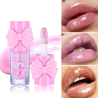 Gloss à lèvres brillant YABAOLIAN en forme de nœud papillon, vente en gros, prêt à l'emploi, marque privée, vegan, haute qualité, rouge à lèvres liquide