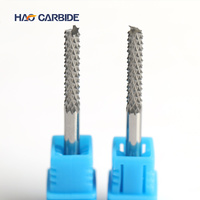 Fraise à dents en carbure monobloc haute efficacité pour le dégrossissage CNC du bois, des circuits imprimés et des fibres de carbone
