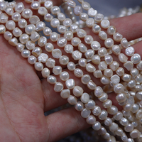 100% perles d'eau douce naturelles 5-9mm perles baroques irrégulières fabrication de bijoux DIY