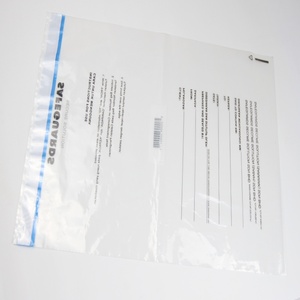Sobre de seguridad de plástico transparente a prueba de agua con sello adhesivo fuerte - Product Image 2