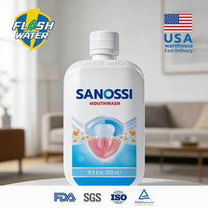 Sanossi 500ML Bain de <span class=keywords><strong>bouche</strong></span> portable doux pour un microbiome sain, maintient l'hygiène buccale, goût doux, soin buccal - Product Image 1
