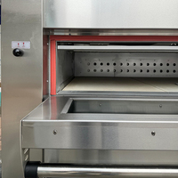 Four à rôtir industriel 4 étages 16 plateaux 400x600mm Restaurant Four à rôtir pour poulet Boulangerie commerciale Four à pizza à pain au gaz pour la cuisson