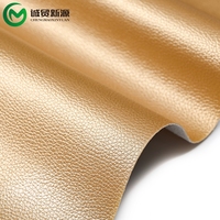 Prix pas cher nouveauté Rexine litchi Grain en relief cuir synthétique tissu d'ameublement en cuir pour sacs canapé siège meubles