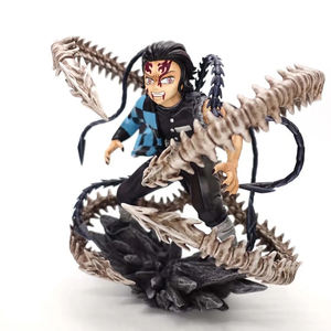 Figurine Tanjiro de <span class=keywords><strong>Kimetsu</strong></span> <span class=keywords><strong>No</strong></span> <span class=keywords><strong>Yaiba</strong></span>, posture de combat de Mitsuri Kanroji, en PVC de haute qualité, très vendue, idéale pour un cadeau - Product Image 3