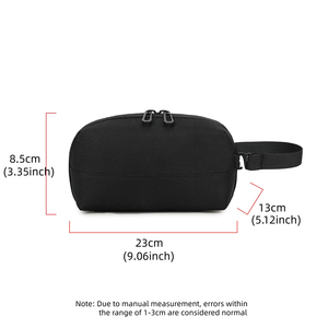 <span class=keywords><strong>SBOX</strong></span> กระเป๋าใส่เครื่องสำอางโพลีเอสเตอร์ความจุขนาดใหญ่กันน้ำได้ทนทานสีดำ - Product Image 4
