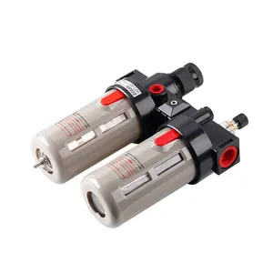 BFC-2000 3000, 4000, 1/4, 3/8, 1/2 filtro de aire regulador de presión de la válvula de lubricador neumático separador de agua de aceite de compresor BFC2000