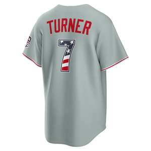 Maillots de baseball personnalisés 2026 Philadelphia USA 250 Quatrième de Juillet, uniformes brodés avec logos - Product Image 3
