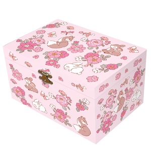 Caja <span class=keywords><strong>Musical</strong></span> de Cuentos de Hadas Rosa, Caja de Almacenamiento de Joyas para Niños con Espejo, Regalo de Cumpleaños, Juguete para Niñas - Product Image 3