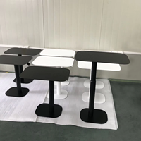 Table basse de lit moderne réglable en hauteur pneumatique de haute qualité, en fer, capacité de charge 30 kg, plage 525-780 mm, élégante pour la maison