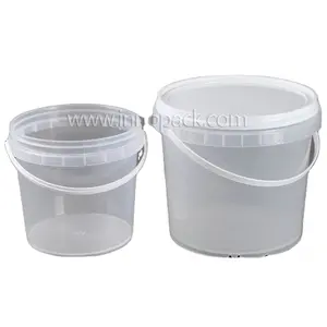 白色透明塑料酸奶桶