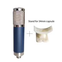 Boîtier vide pour microphone à condensateur DIY TF47 entièrement métallique pour les passionnés d'audio, modification personnalisée de microphone