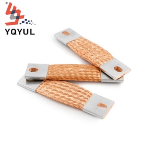 Barra Colectora Trenzada de Cobre Estañado para ESS, EV, Batería Solar LiFePO4, Conector Flexible de 100A-300A - Product Image 2